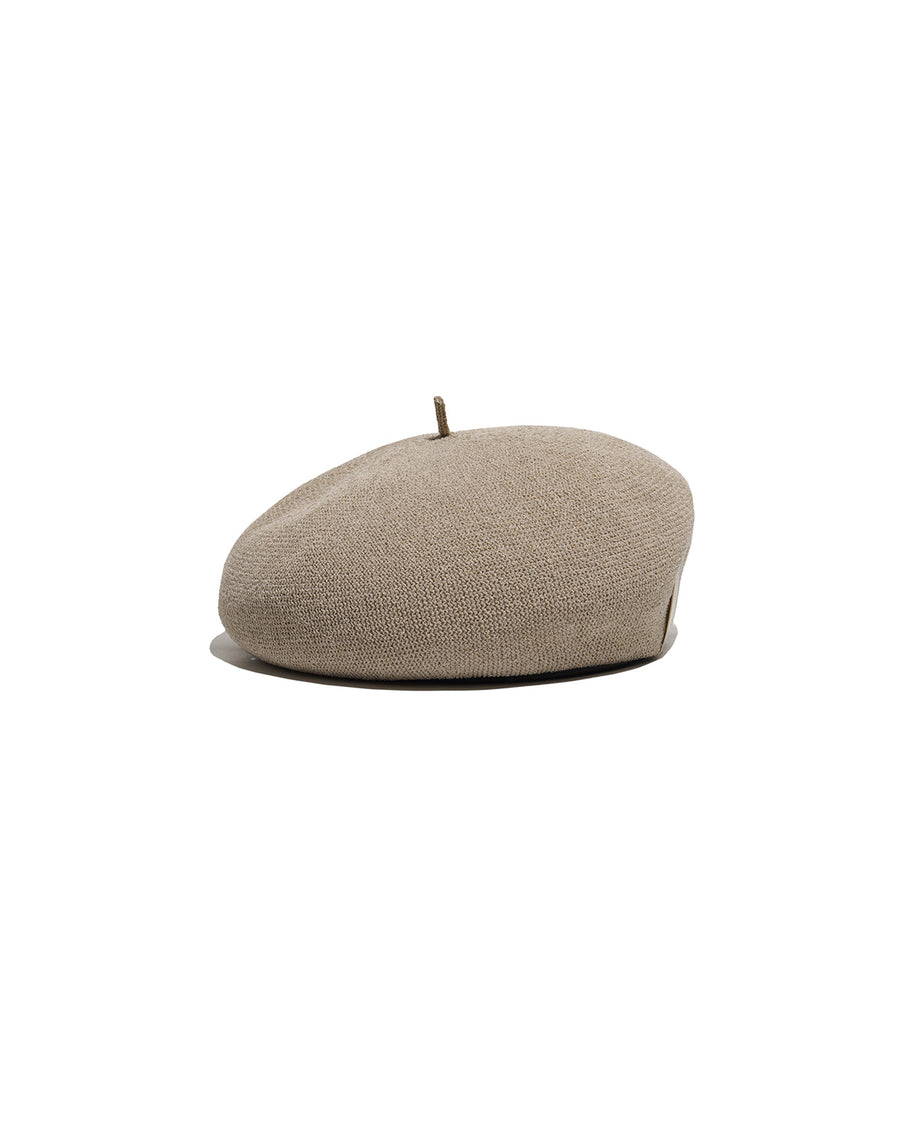 COTTON CHOBO BERET - Natural