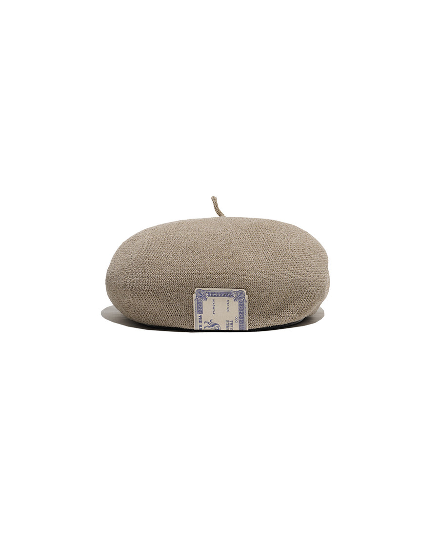 COTTON CHOBO BERET - Natural