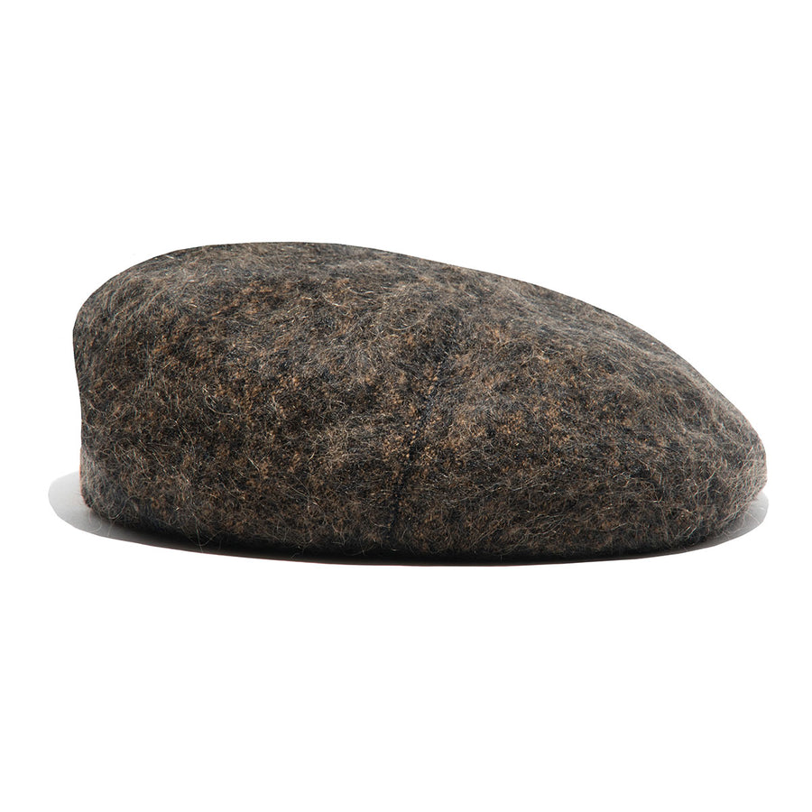 MOHAIR MIX BERET - Black
