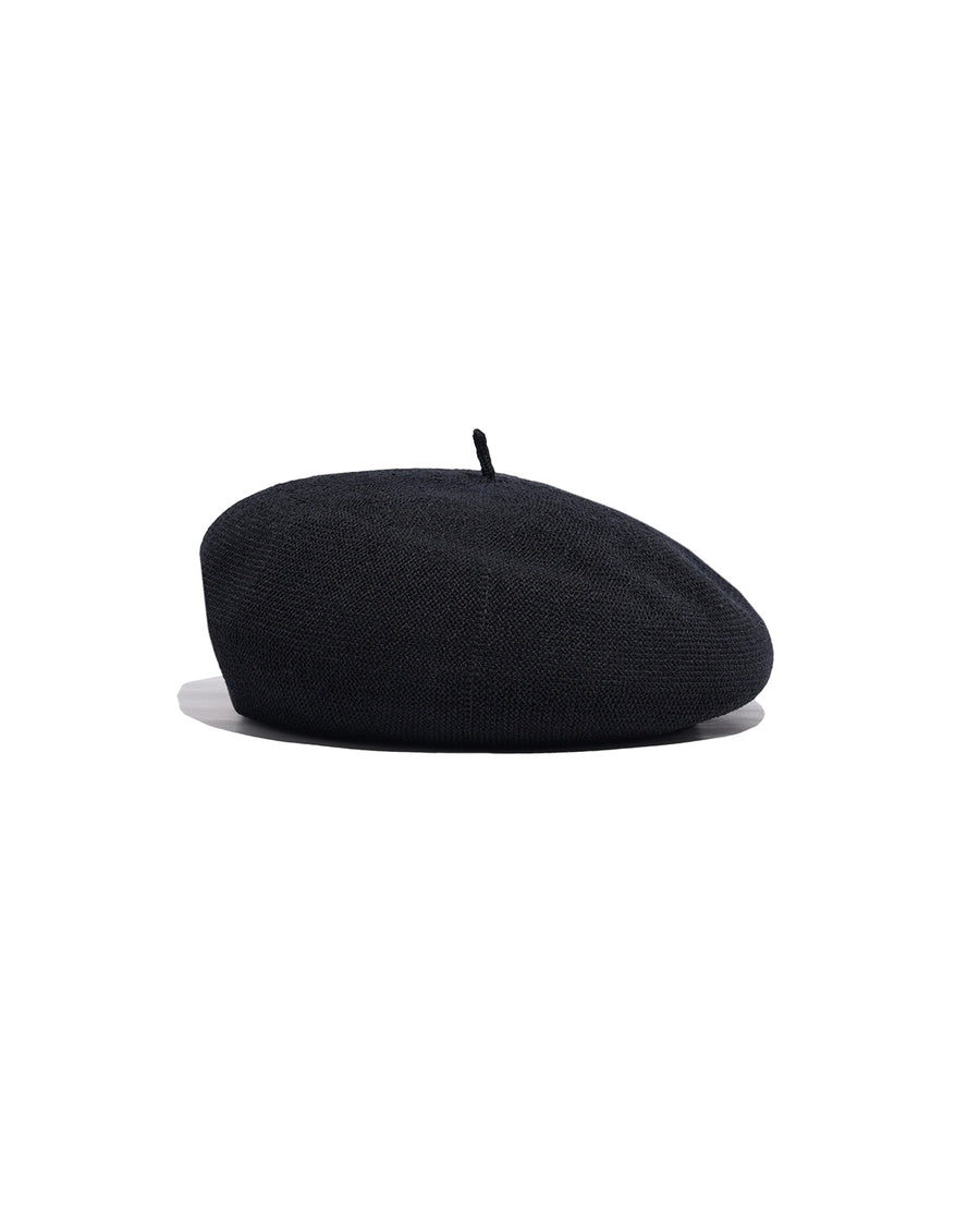 COTTON CHOBO BERET - Black