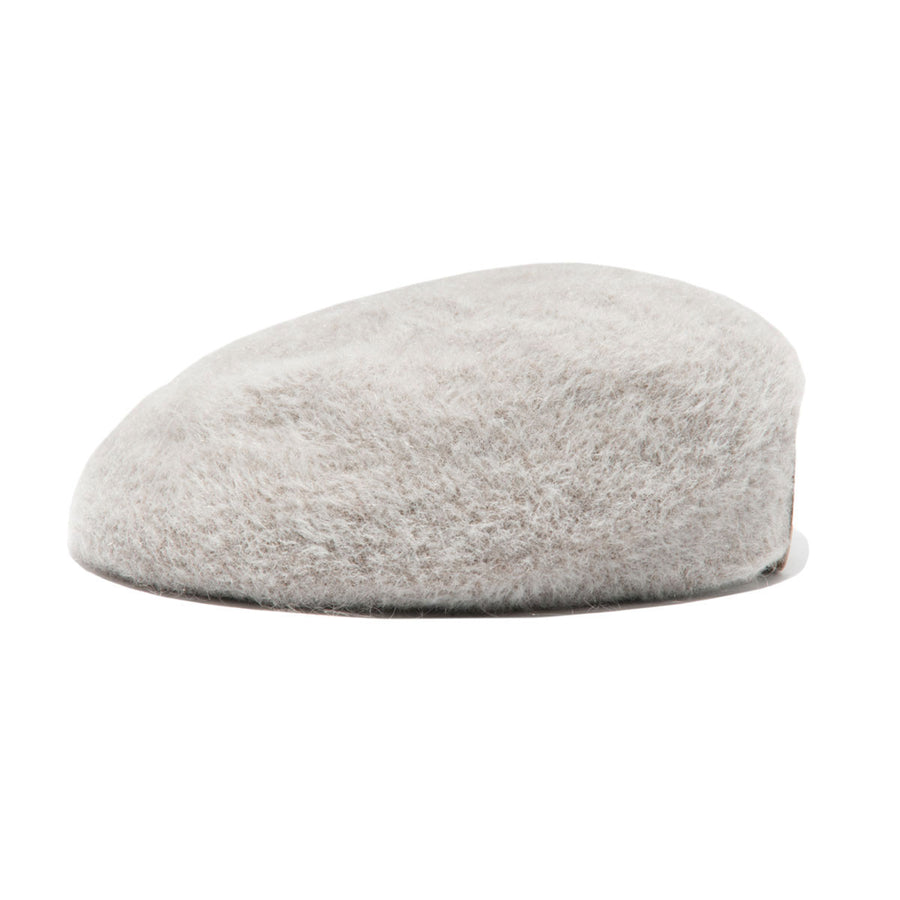 MOHAIR MIX BERET - O.White