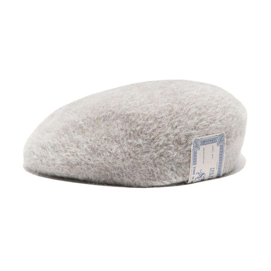 MOHAIR MIX BERET - O.White