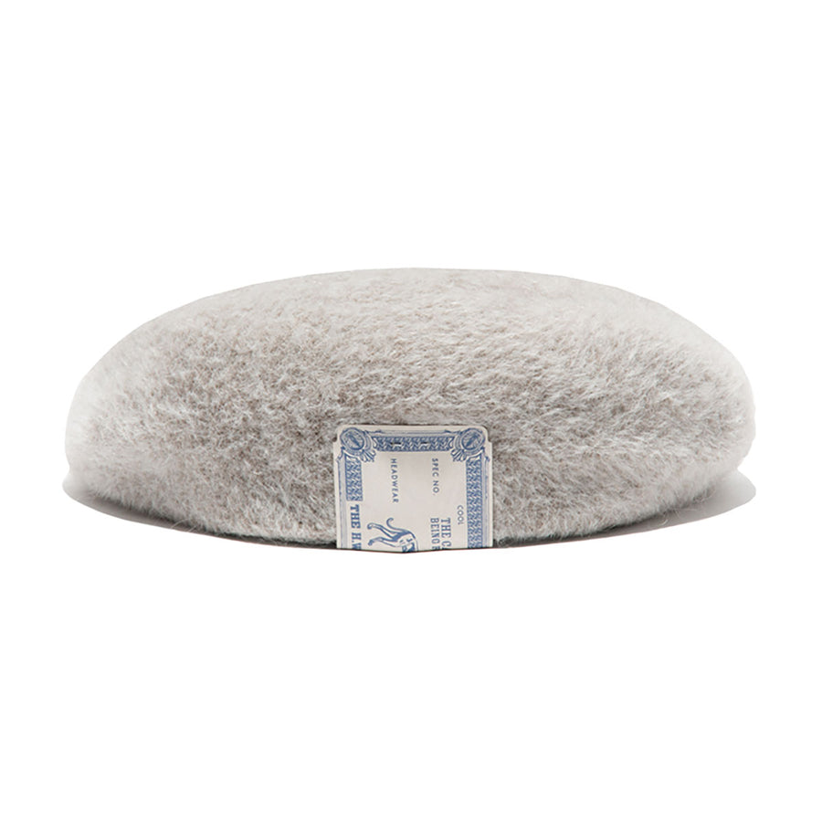 MOHAIR MIX BERET - O.White