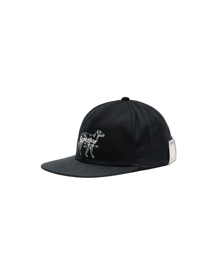 SUPERIOR DOG BASEBALL CAP - Black