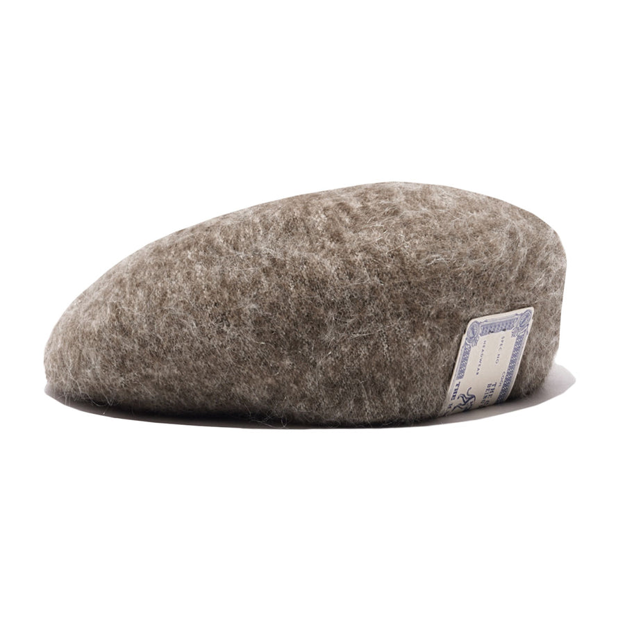 MOHAIR MIX BERET - Beige