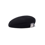 COTTON BIG BERET - Black