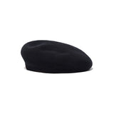 COTTON BIG BERET - Black