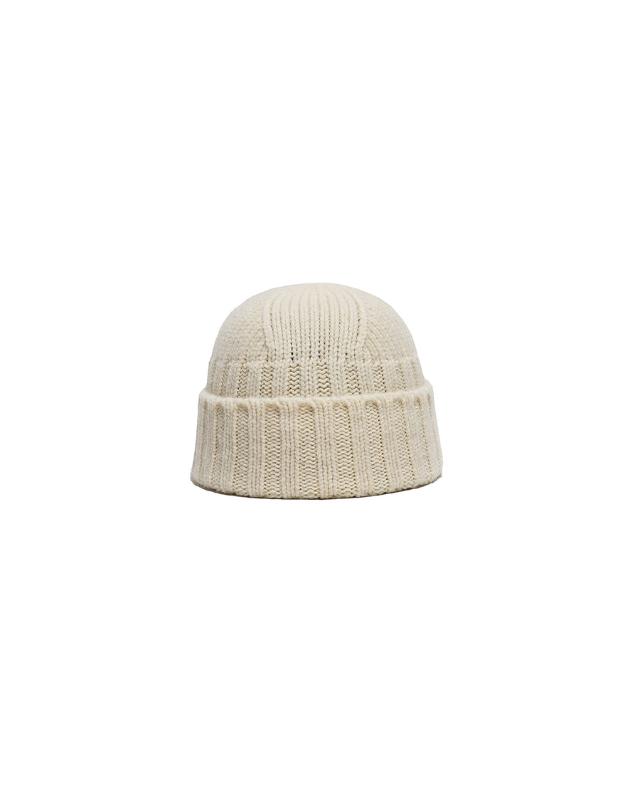 RC KNIT CAP - O.White