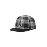 PLAID TWO TONE CAP - Black