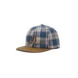 PLAID TWO TONE CAP - Navy