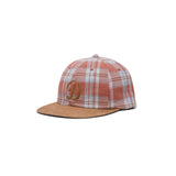 PLAID TWO TONE CAP - Red
