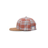 PLAID TWO TONE CAP - Red