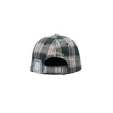 PLAID TWO TONE CAP - Black