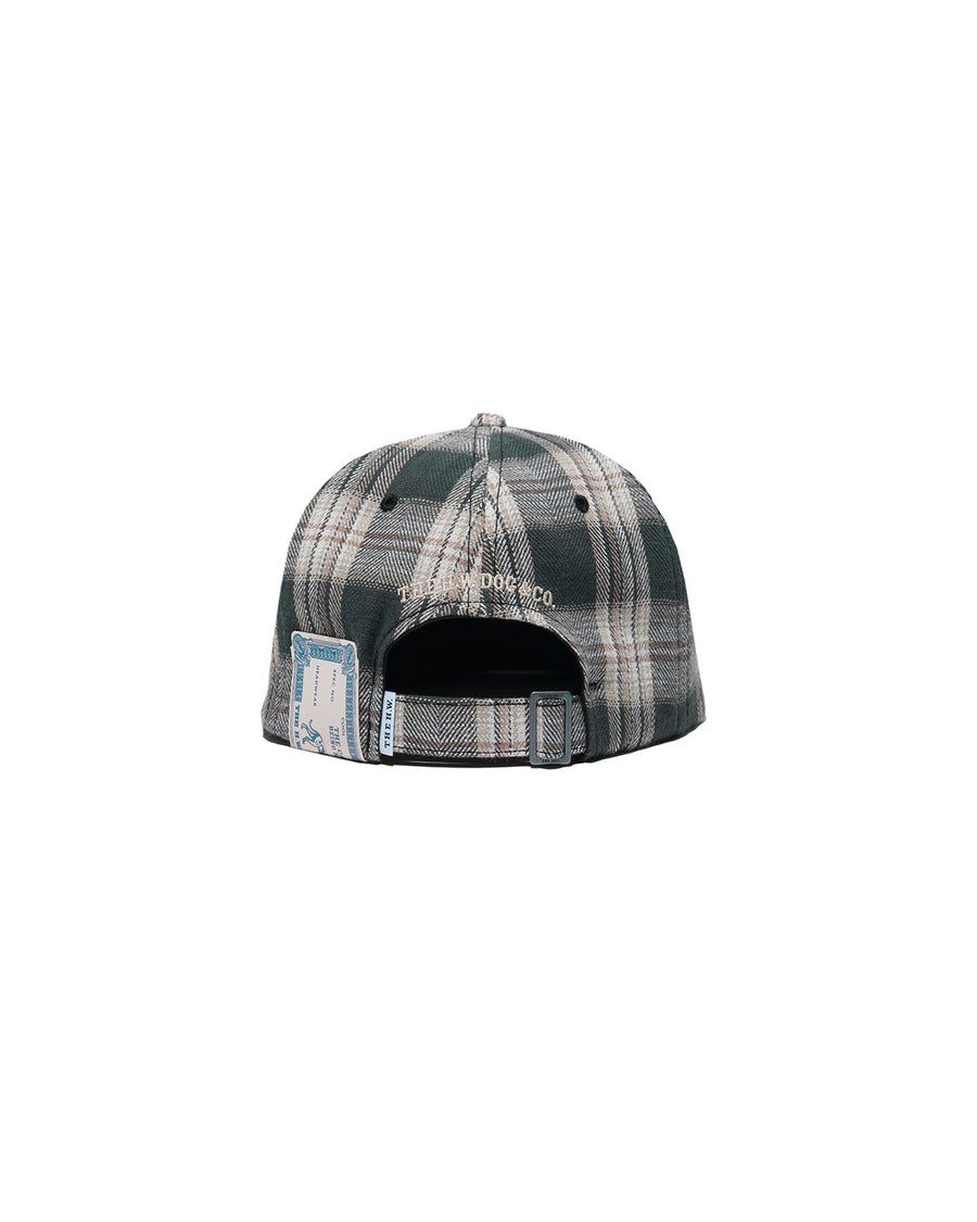 PLAID TWO TONE CAP - Black