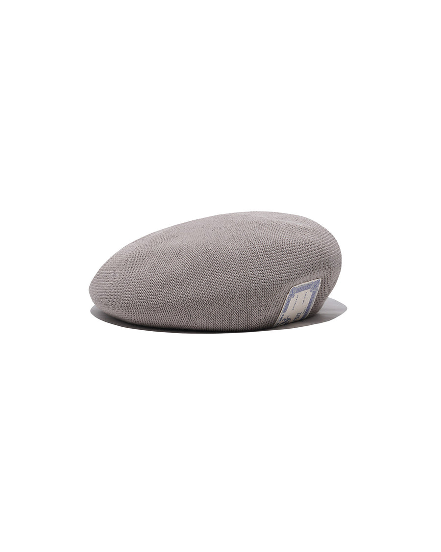 COTTON BASIC BERET - Gray