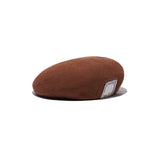 COTTON BASIC BERET - Brown