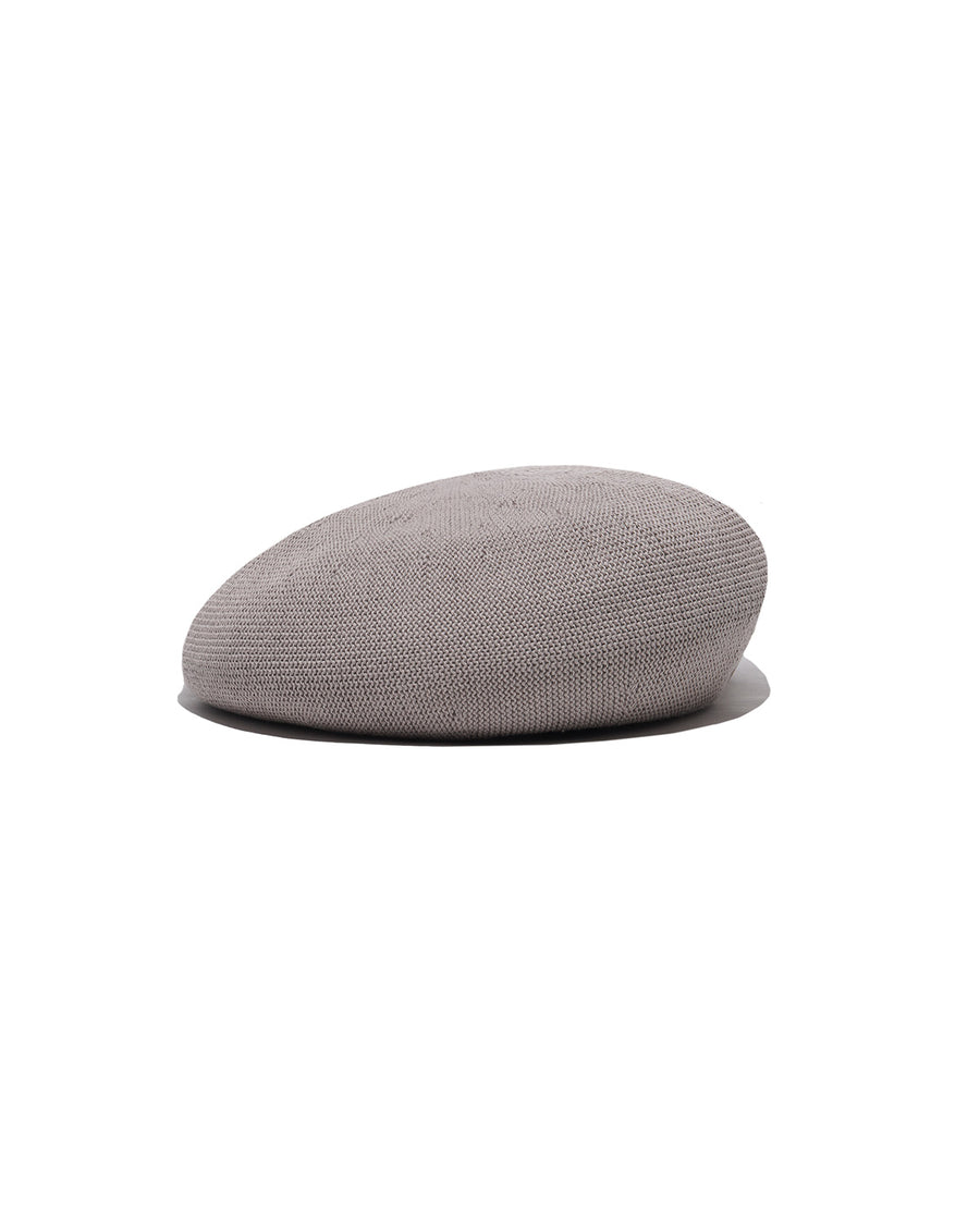 COTTON BASIC BERET - Gray