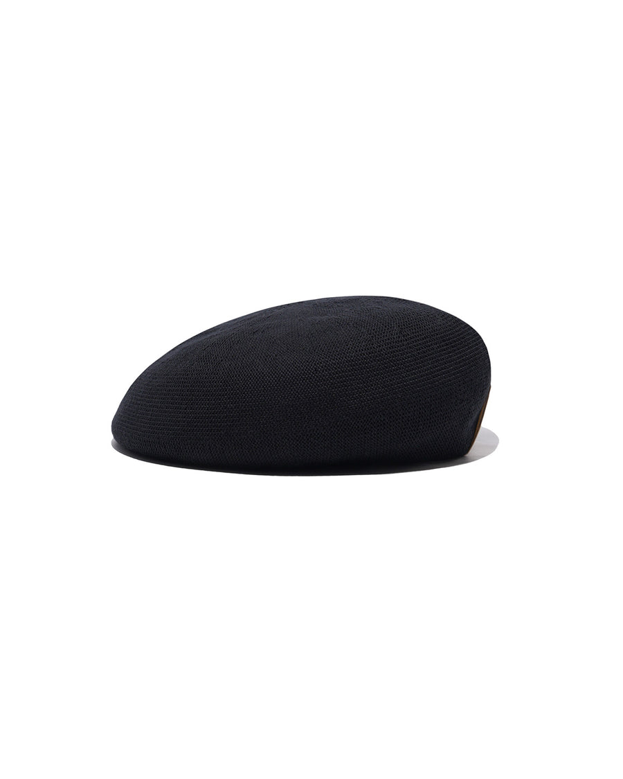 COTTON BASIC BERET - Black