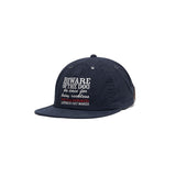 LETTERING SKATE CAP - Navy