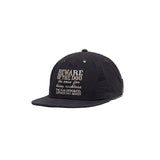 LETTERING SKATE CAP - Black