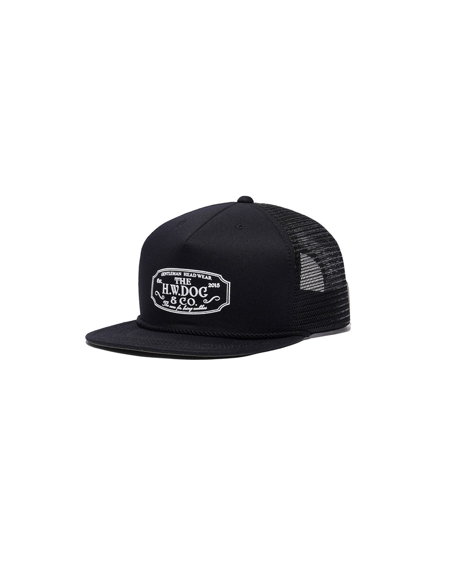 MESH TRUCKER CAP - Black