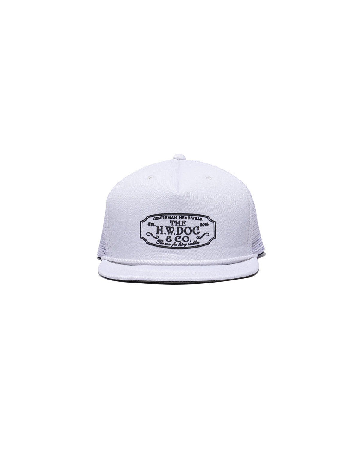 THE HW DOG & CO. メッシュトラッカーキャップ ホワイト CAP MESH TRUCKER CAP - White – THE H.W.DOG&CO.