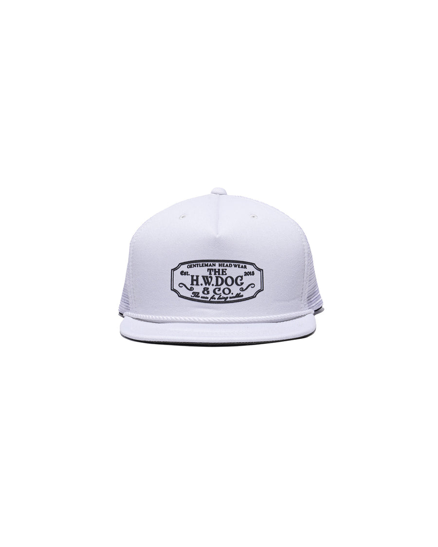 MESH TRUCKER CAP - White