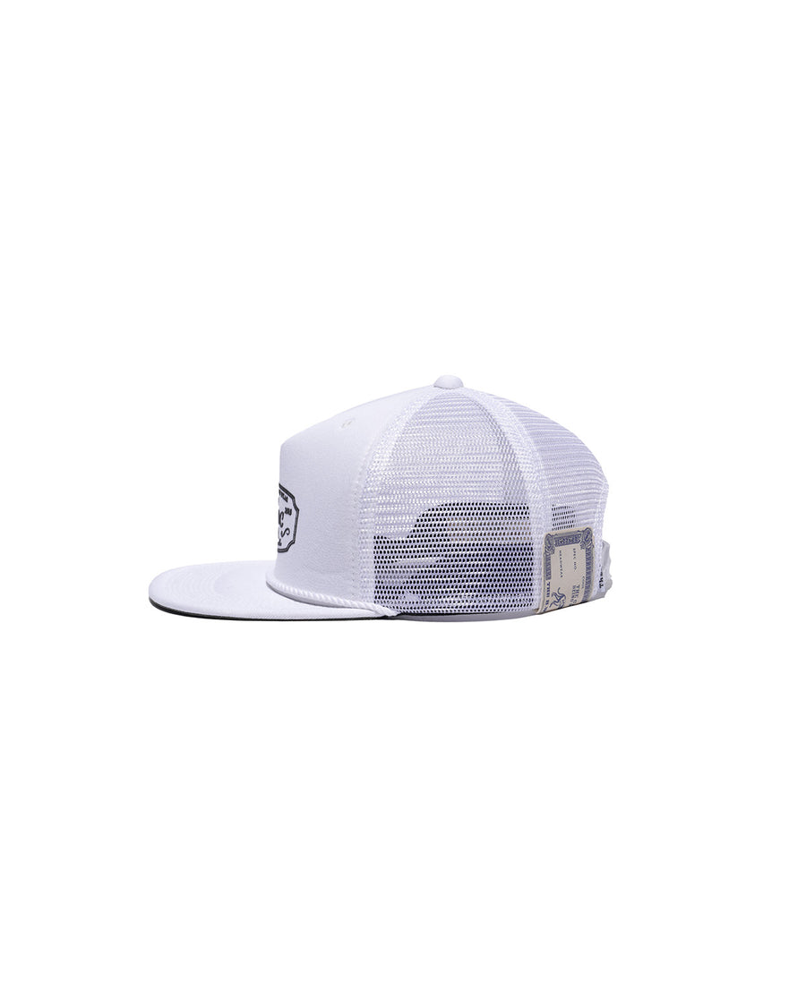 MESH TRUCKER CAP - White
