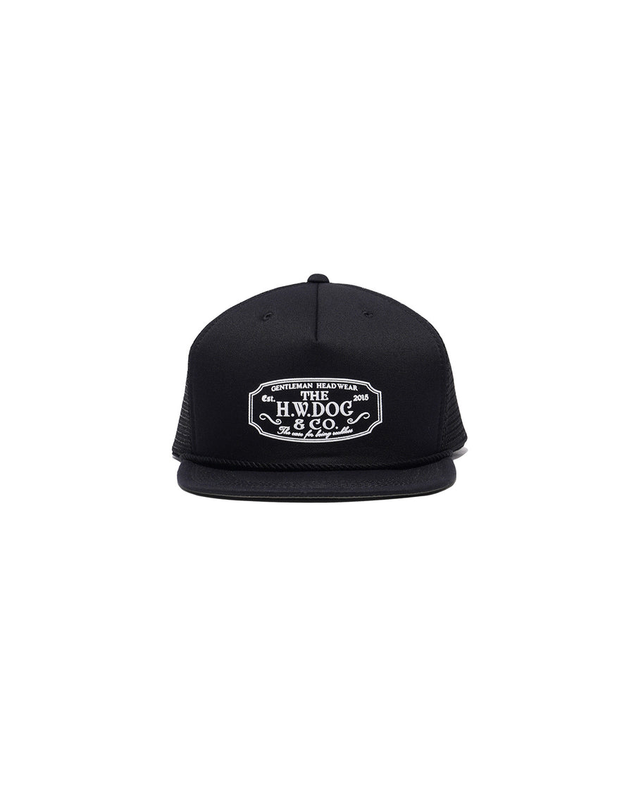 MESH TRUCKER CAP - Black
