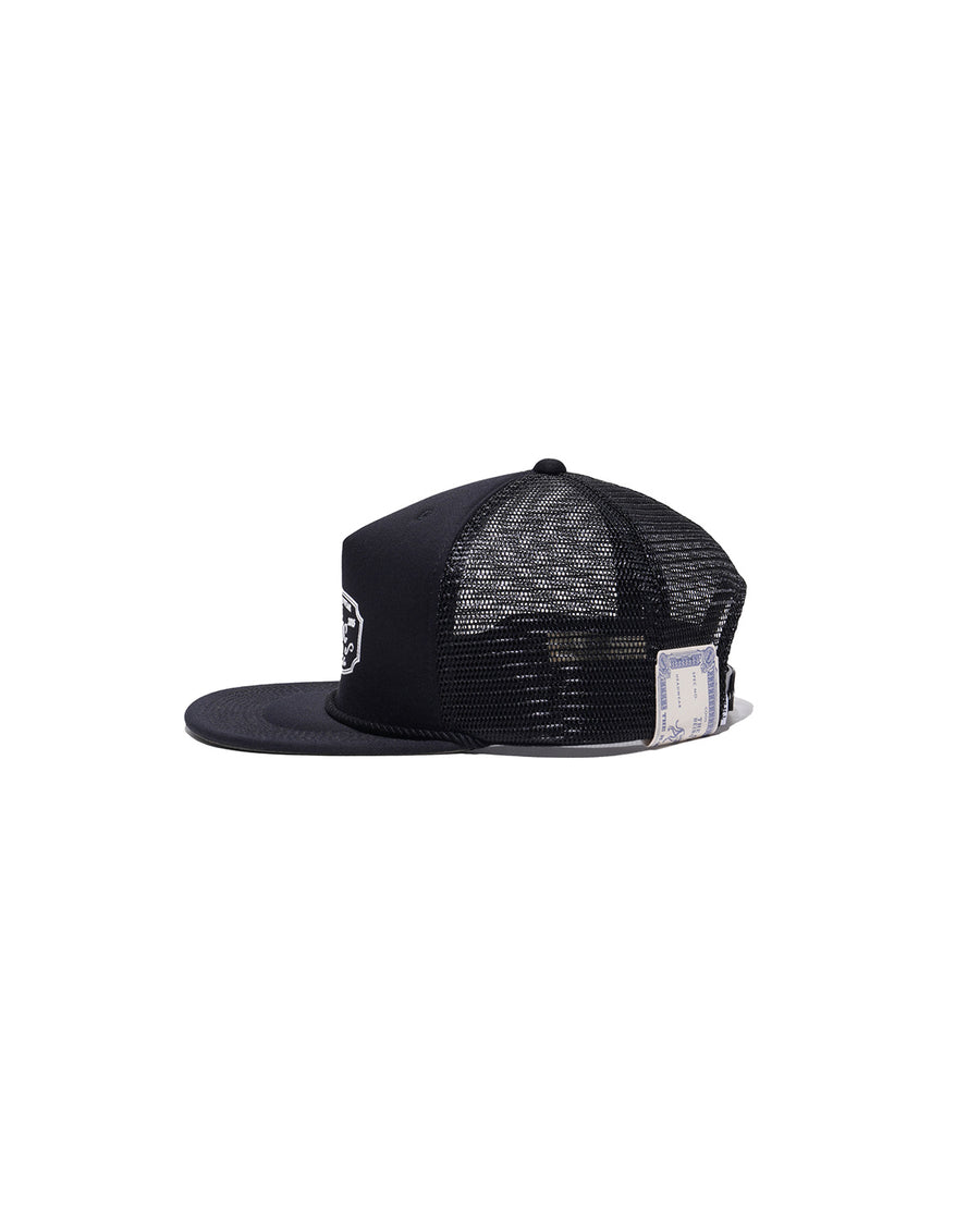 MESH TRUCKER CAP - Black
