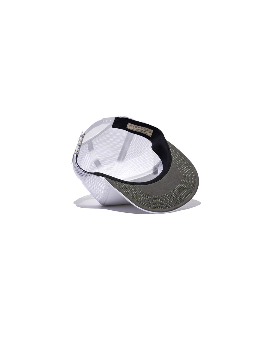 MESH TRUCKER CAP - White