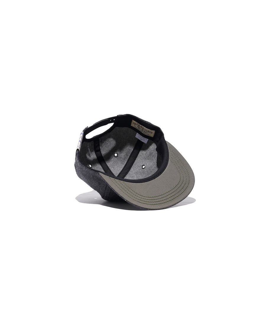 DENIM SKATE CAP - Black