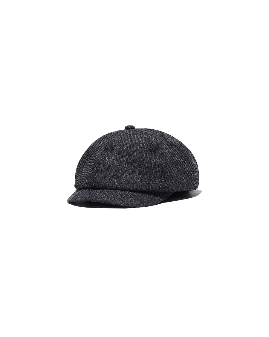 NEWS PAPER BOYS CAP - Black