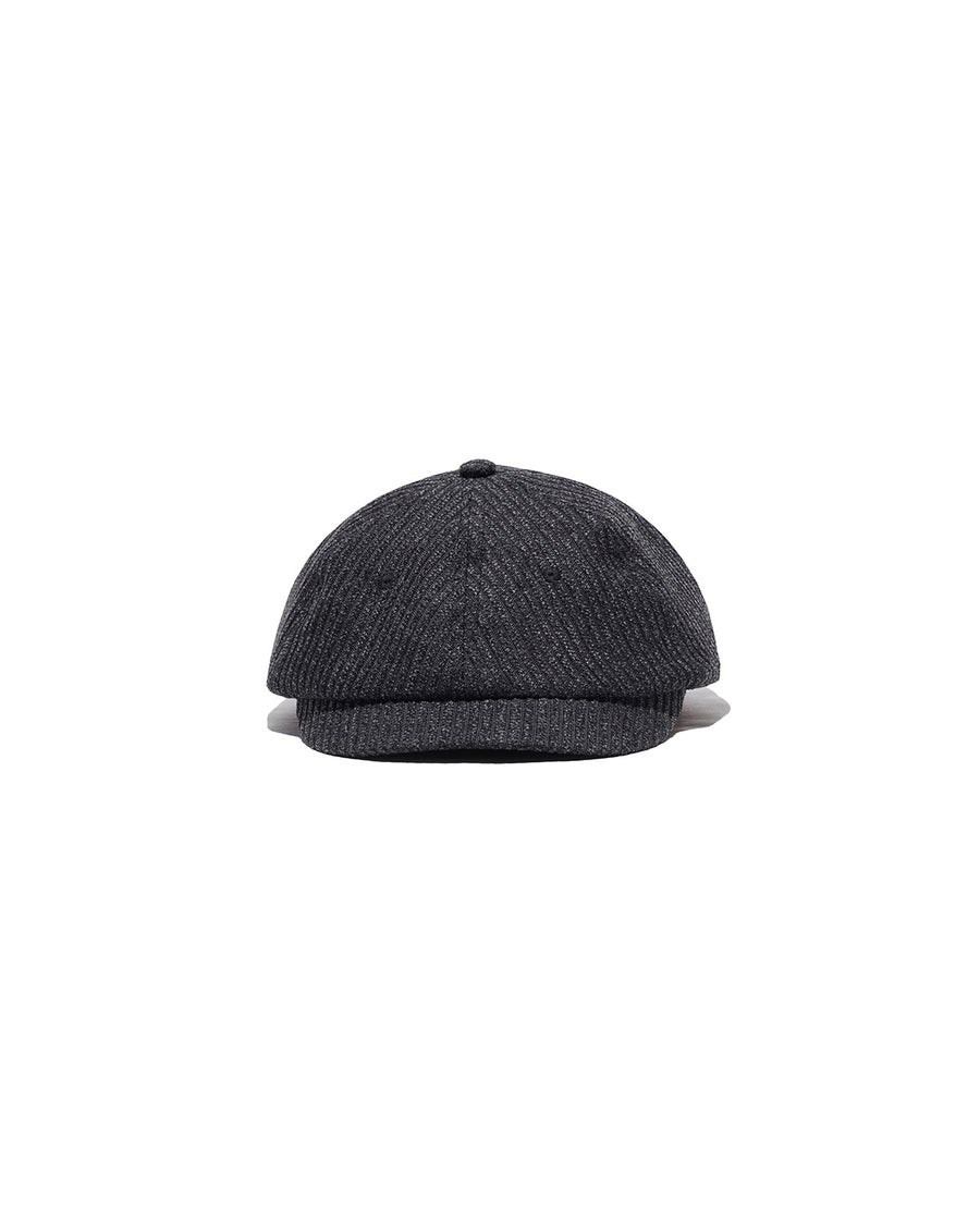 NEWS PAPER BOYS CAP - Black