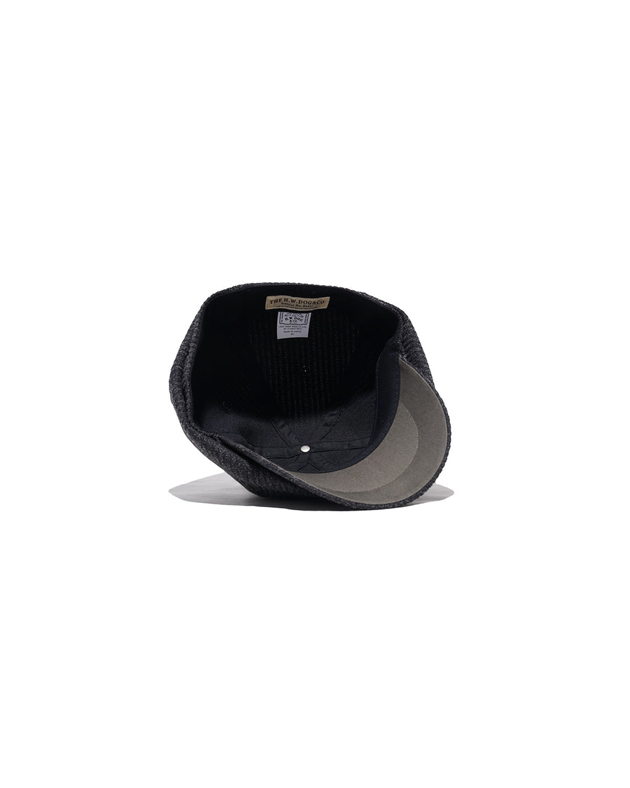 NEWS PAPER BOYS CAP - Black