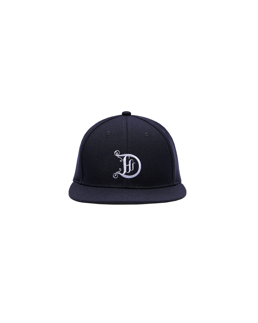 SUMMER WOOL BOX CAP - Navy