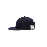 SUMMER WOOL BOX CAP - Navy