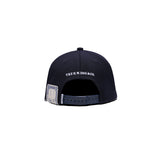 SUMMER WOOL BOX CAP - Navy
