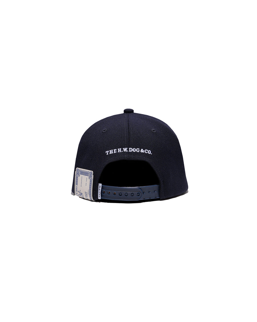 SUMMER WOOL BOX CAP - Navy