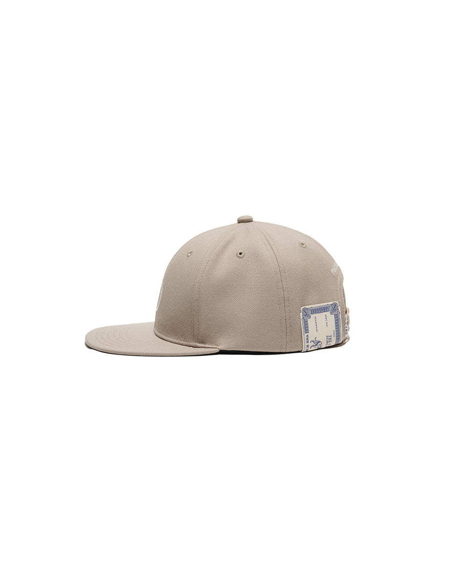 SUMMER WOOL BOX CAP - Beige