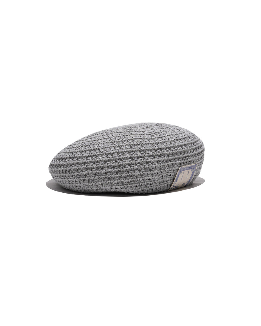 MESH BASIC BERET - Gray