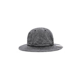 LINEN FATIGUE HAT - Black