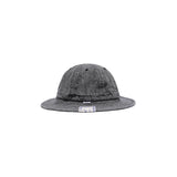 LINEN FATIGUE HAT - Black
