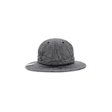 LINEN FATIGUE HAT - Black