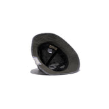LINEN FATIGUE HAT - Black