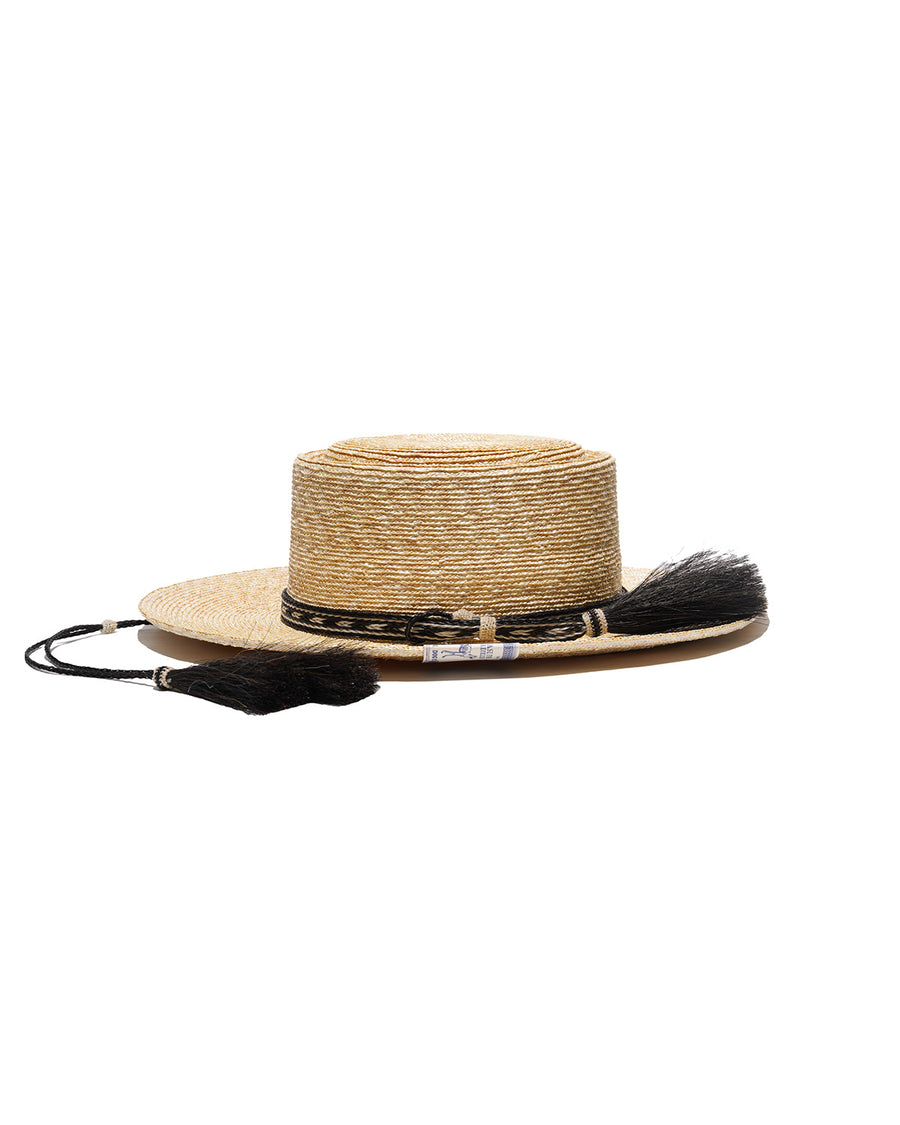 PORK PIE HAT - Natural
