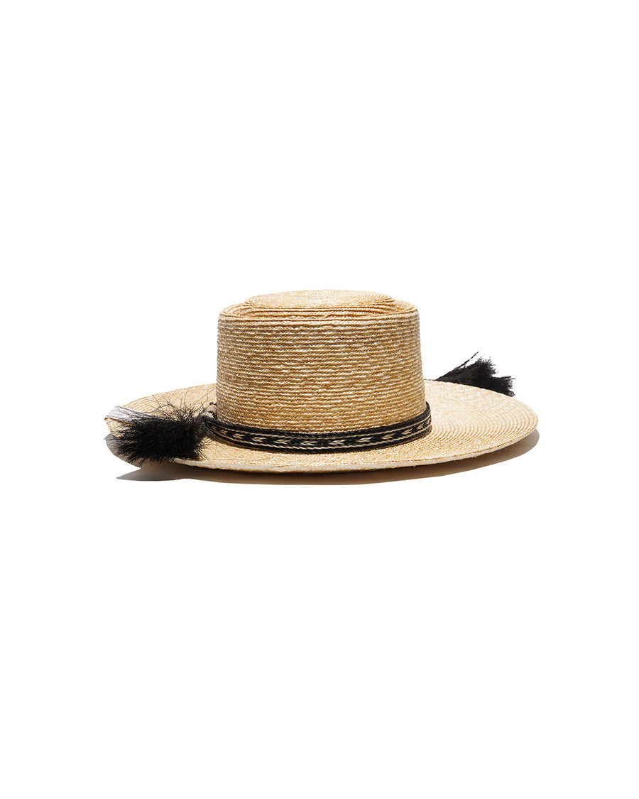 PORK PIE HAT - Natural
