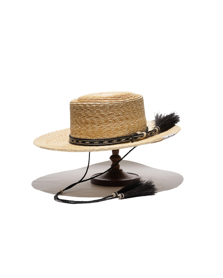 PORK PIE HAT - Natural