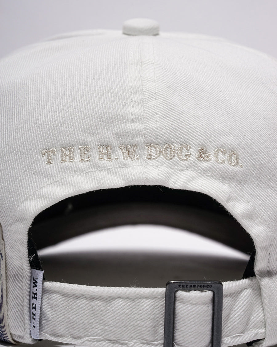 BIO WASH UNION CAP - White