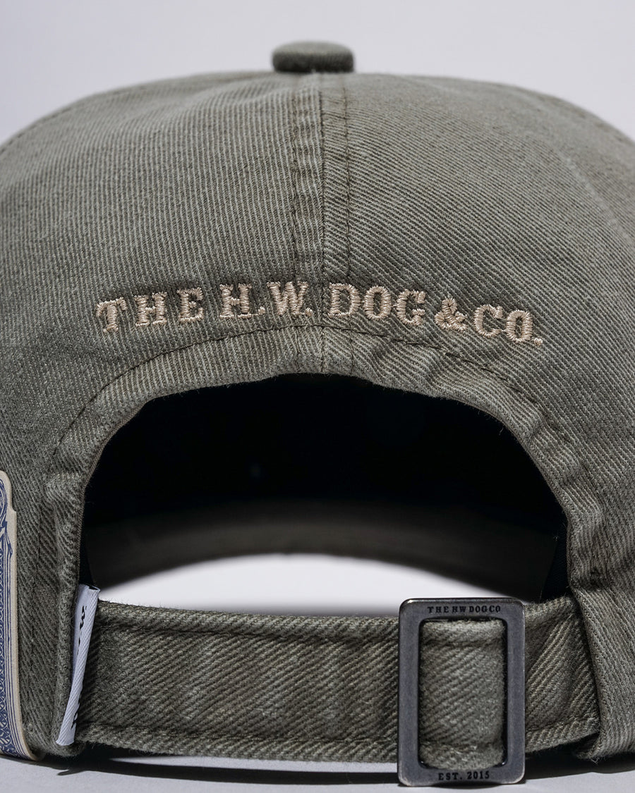 BIO WASH UNION CAP - Olive